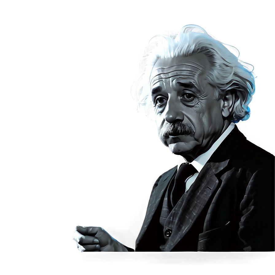 Albert Einstein In Thought Bubble Png Ldr15