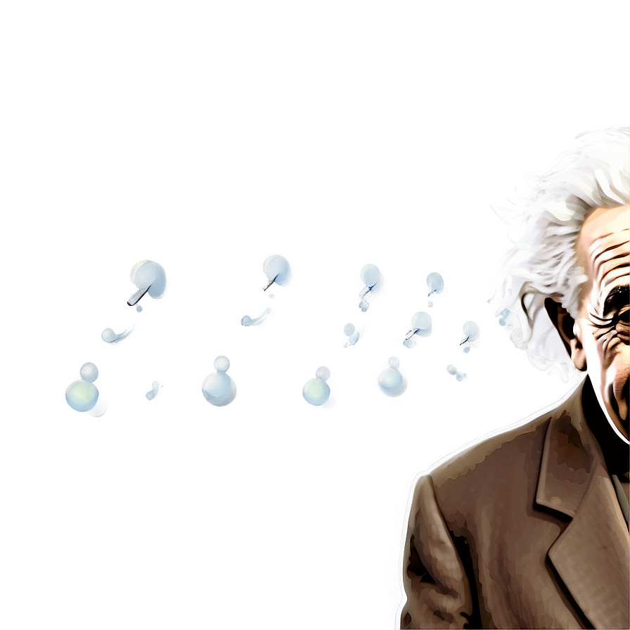 Albert Einstein Minimalist Art Png Sqf