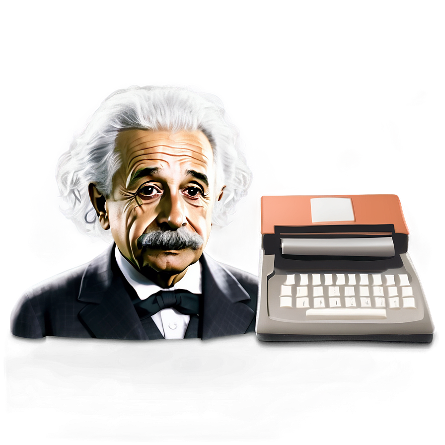 Albert Einstein Portrait Png 11