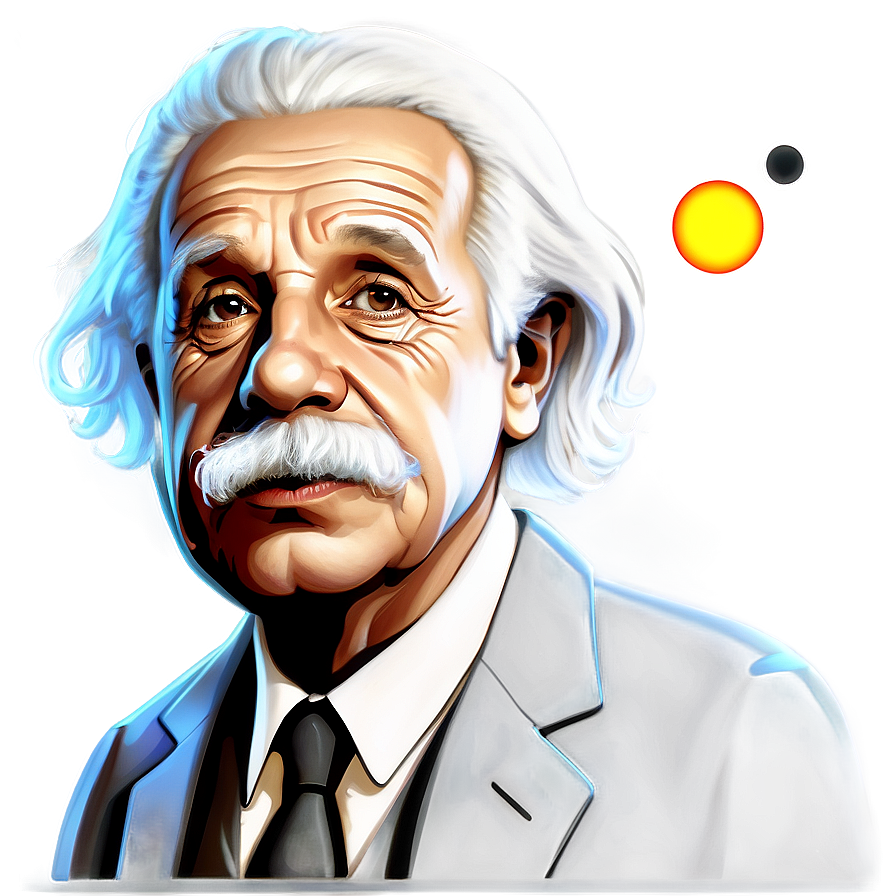 Albert Einstein Theory Illustration Png Cpl