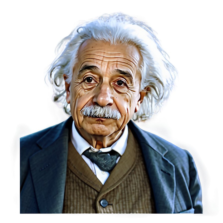 Albert Einstein Watercolor Art Png Mep