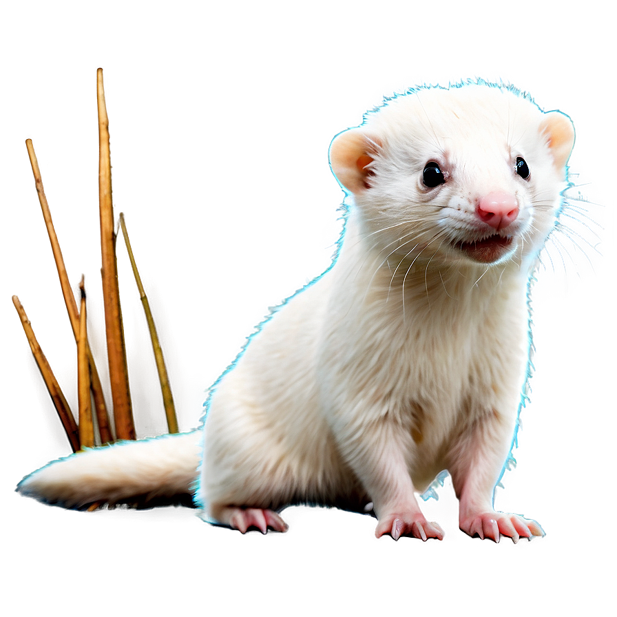 Albino Ferret Png Lnc