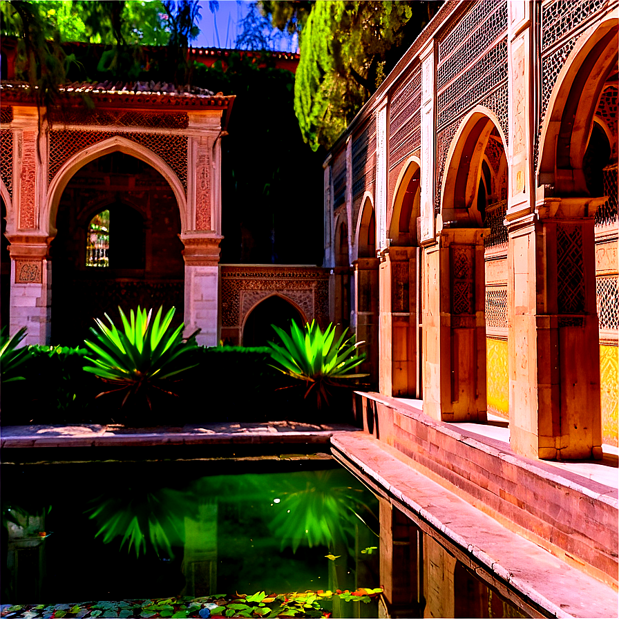 Alcazar Of Sevilla Gardens Png Fjk68