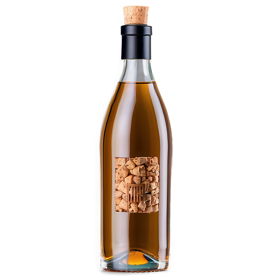 Alcohol Bottle With Cork Png 06122024