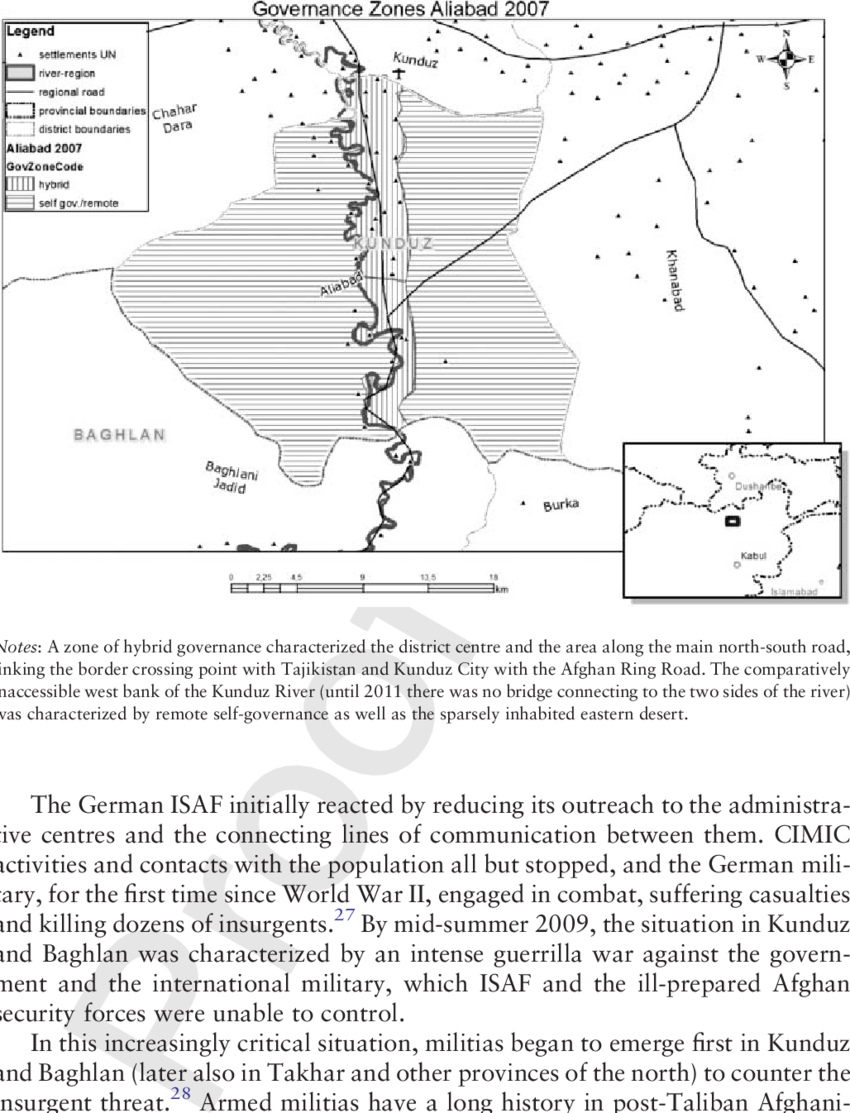 Aliabad Governance Zones Map2007