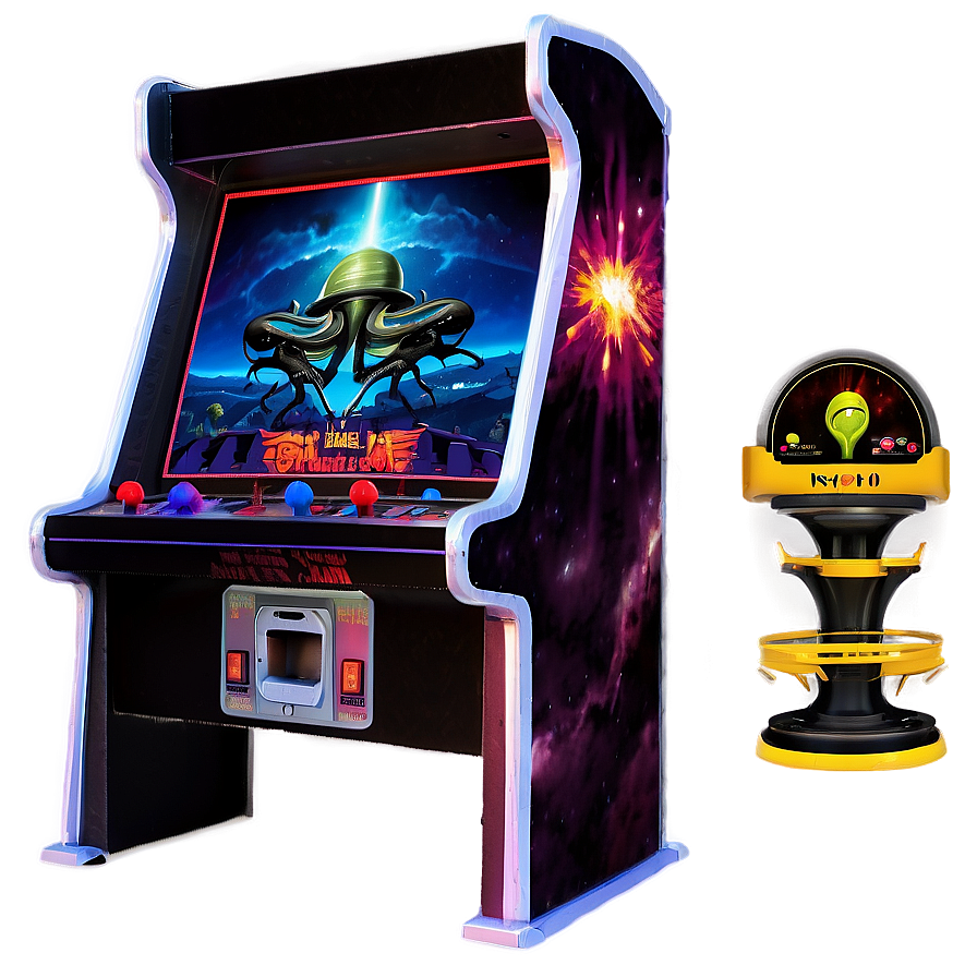 Alien Invasion Arcade Game Png 58