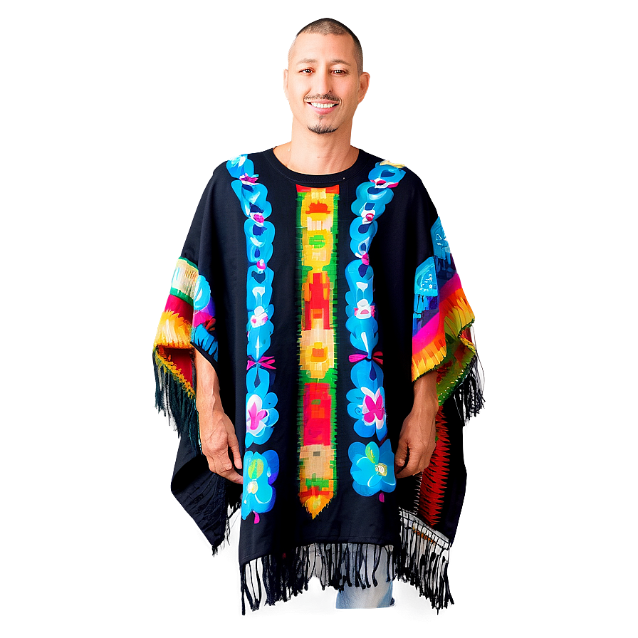 All-purpose Mexican Poncho Png 12