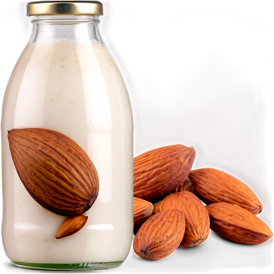 Almond Milk Bottle Png Uon