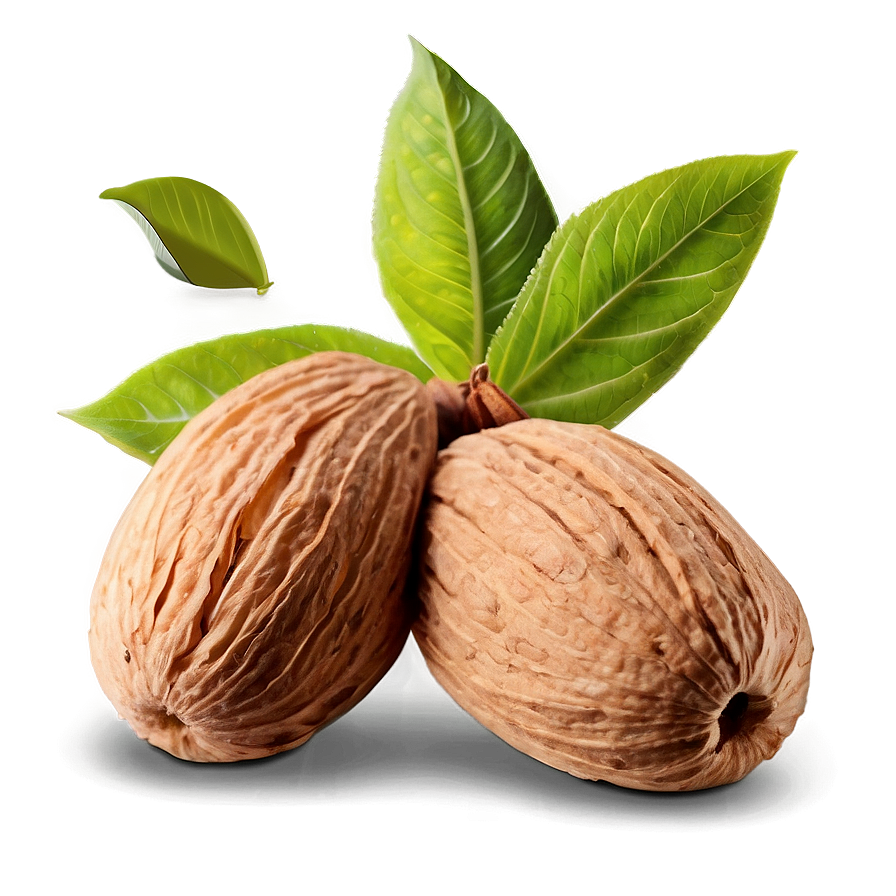 Almond With Leaf Png 29