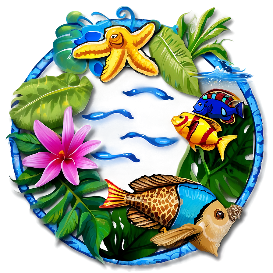 Aloha Ocean Life Png Myr