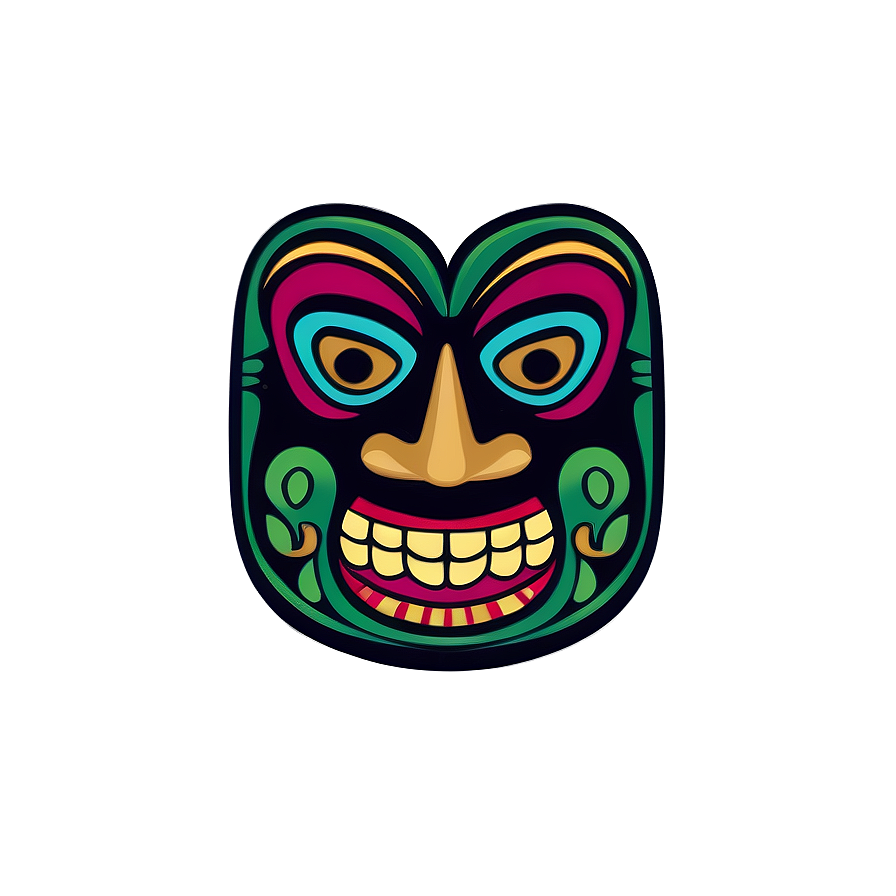 Aloha Tiki Mask Vector Png 06272024