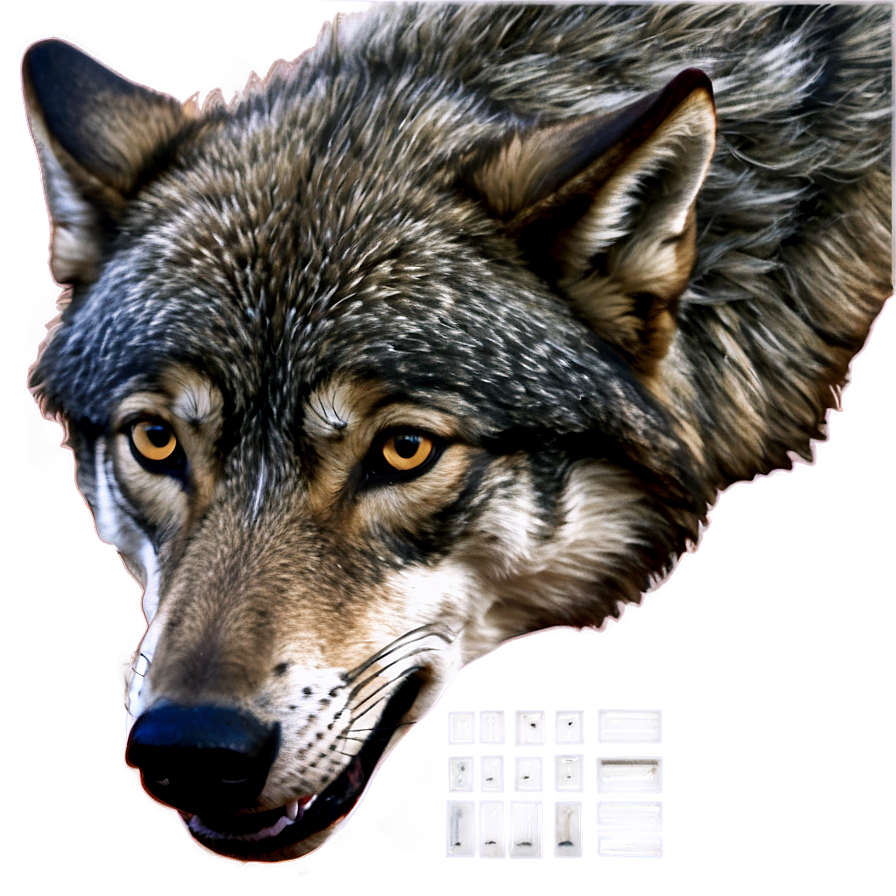 Alpha Wolf Portrait Png 60