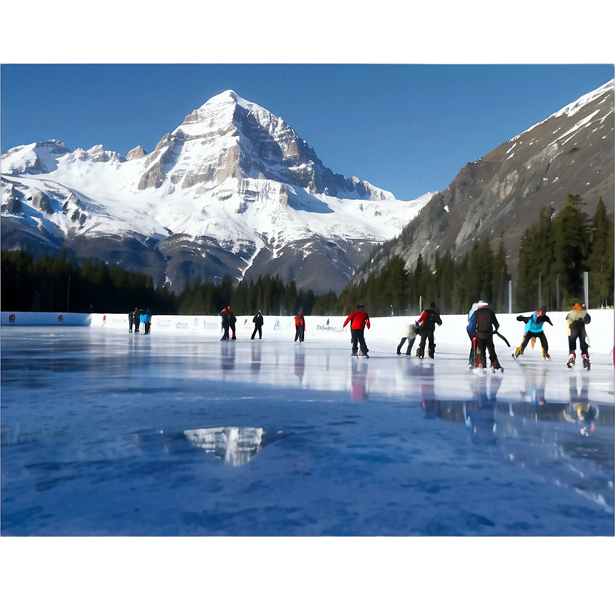 Alpine Ice Rink Mountain View Png 27