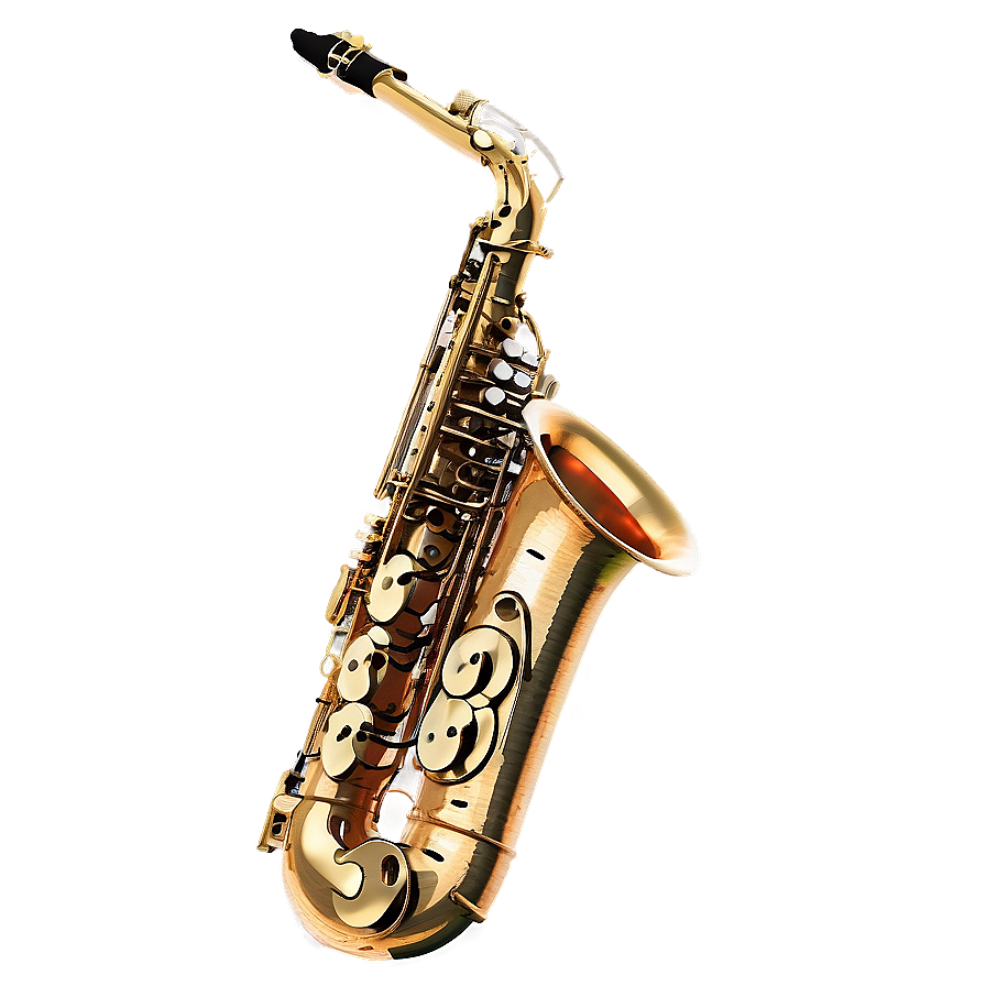 Alto Saxophone On Fire Png 8