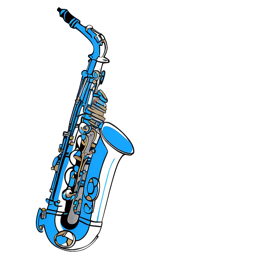 Alto Saxophone Outline Png 62