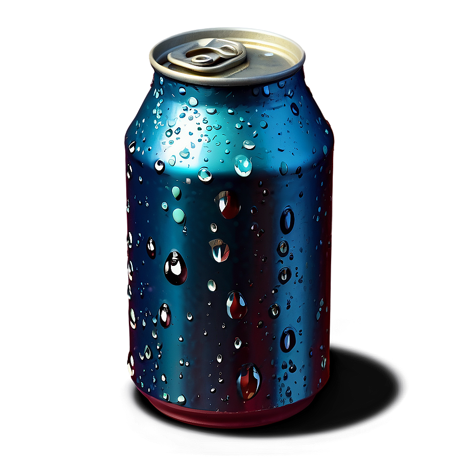 Aluminum Can With Drops Png 68