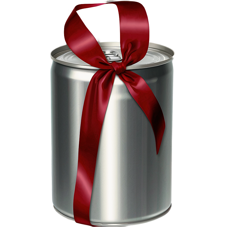 Aluminum Can With Ribbon Png Dvh67