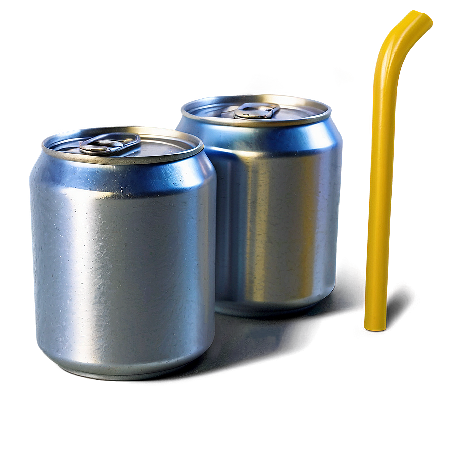 Aluminum Can With Straw Png 25