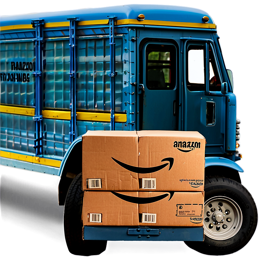 Amazon Package In Truck Png 06292024