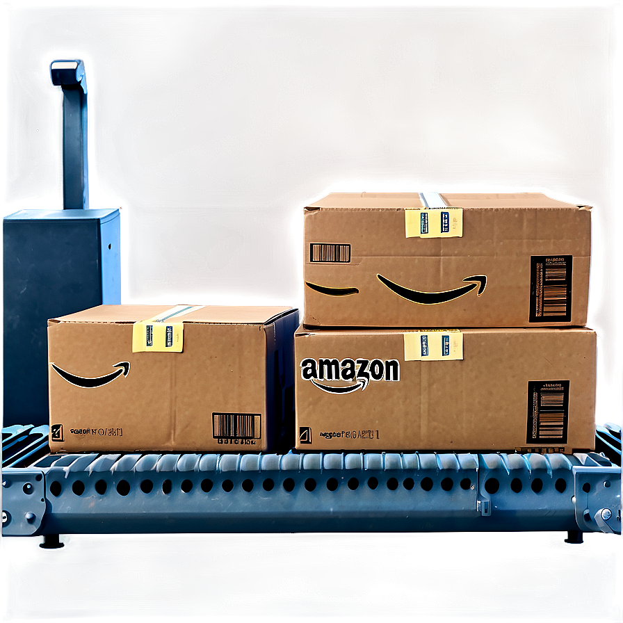 Amazon Package On Conveyor Png Fdc73