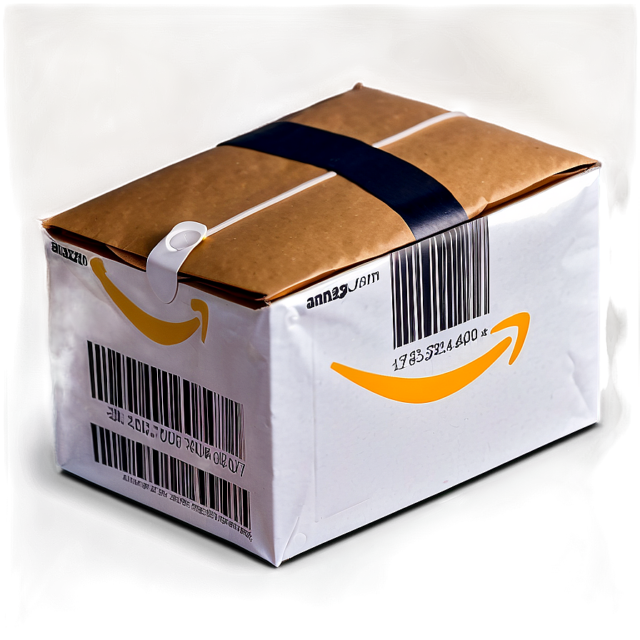 Amazon Package With Barcode Png 06292024