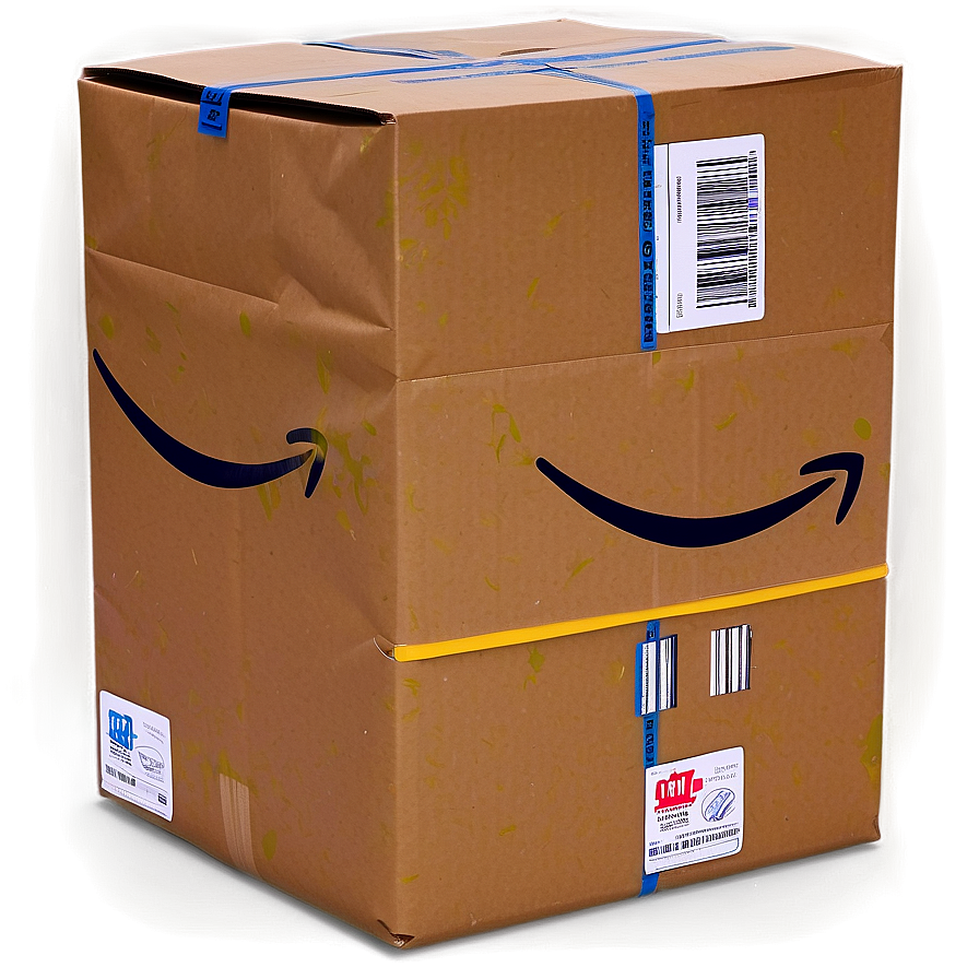 Amazon Package With Label Png Adx20