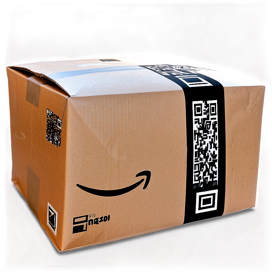 Amazon Package With Qr Code Png 46