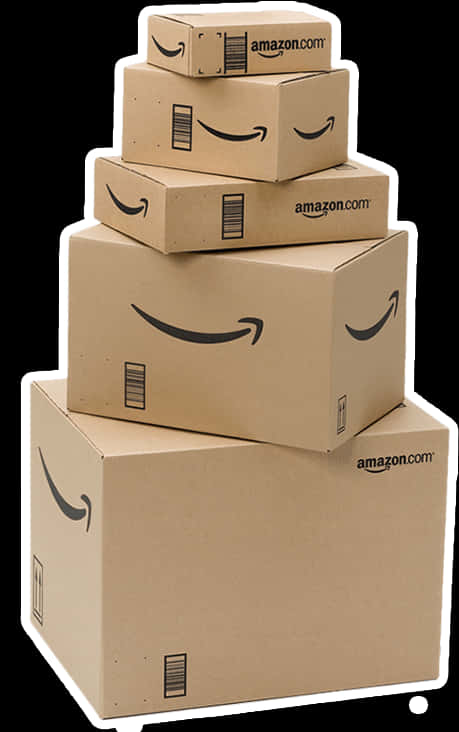 Amazon Packages Stacked