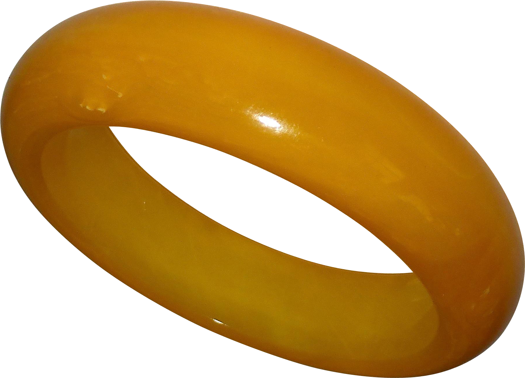 Amber Bangle Isolated