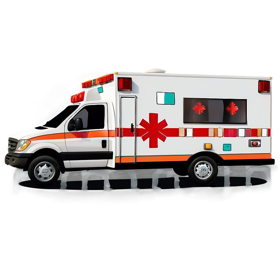 Ambulance Car Vector Design Png 06202024