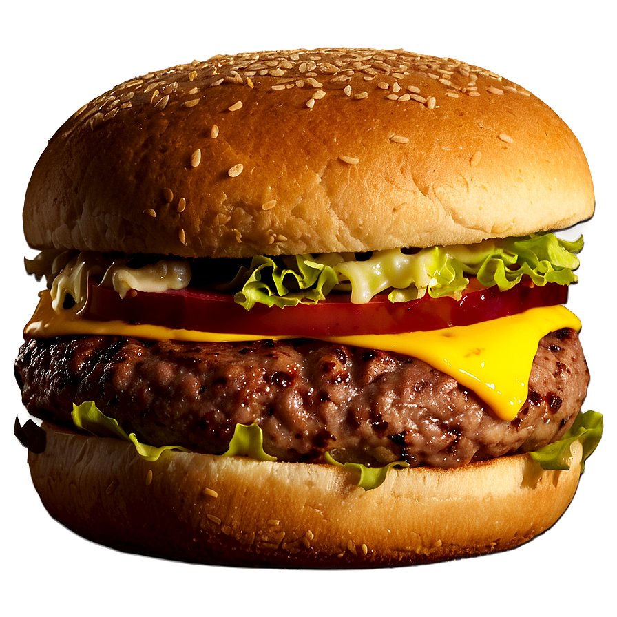 American Classic Cheeseburger Png Jtj59