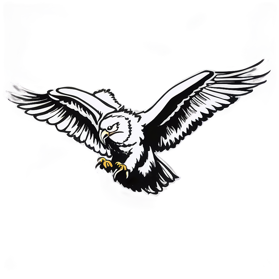 American Eagle Ink Drawing Png Qjl