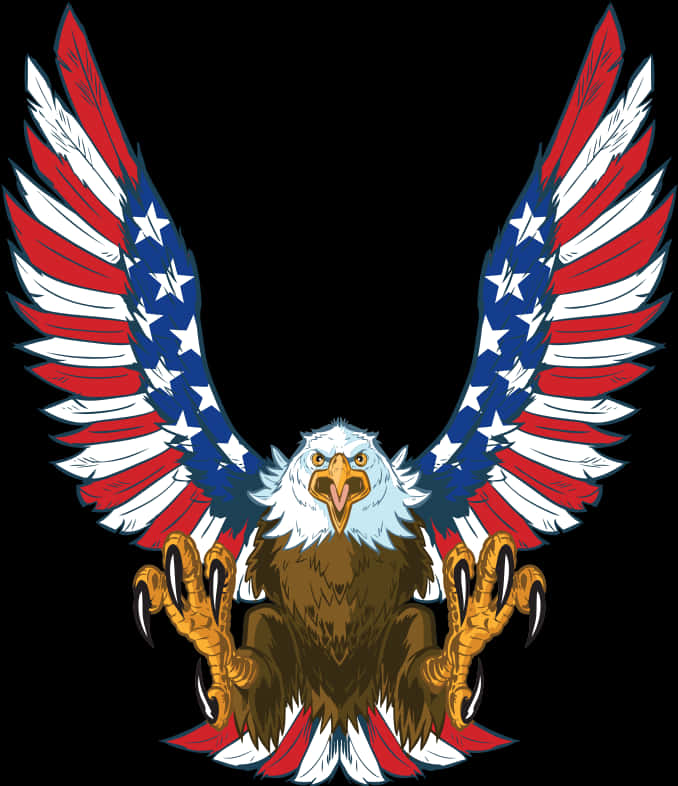 American Eagle Patriotic Symbol