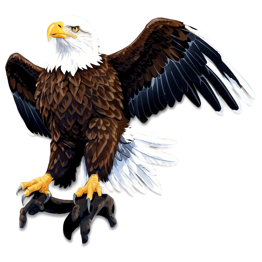 American Eagle Wings Spread Png Snf