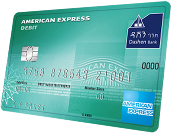 American Express Dashen Bank Debit Card