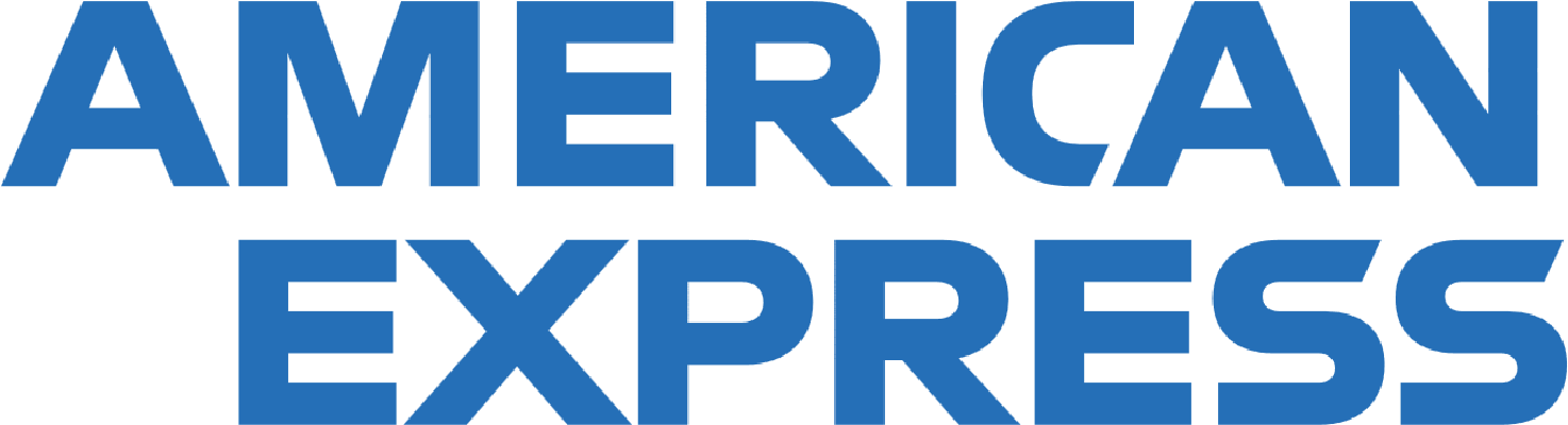 American Express Logo Blue Background