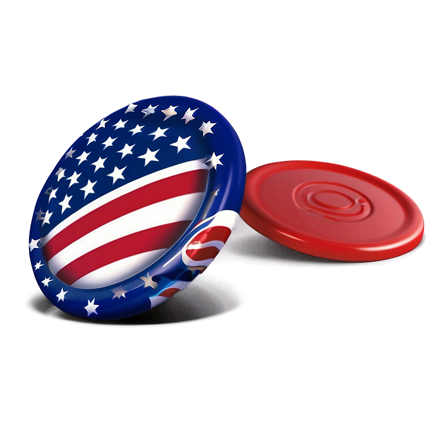 American Flag Frisbee Png Anc