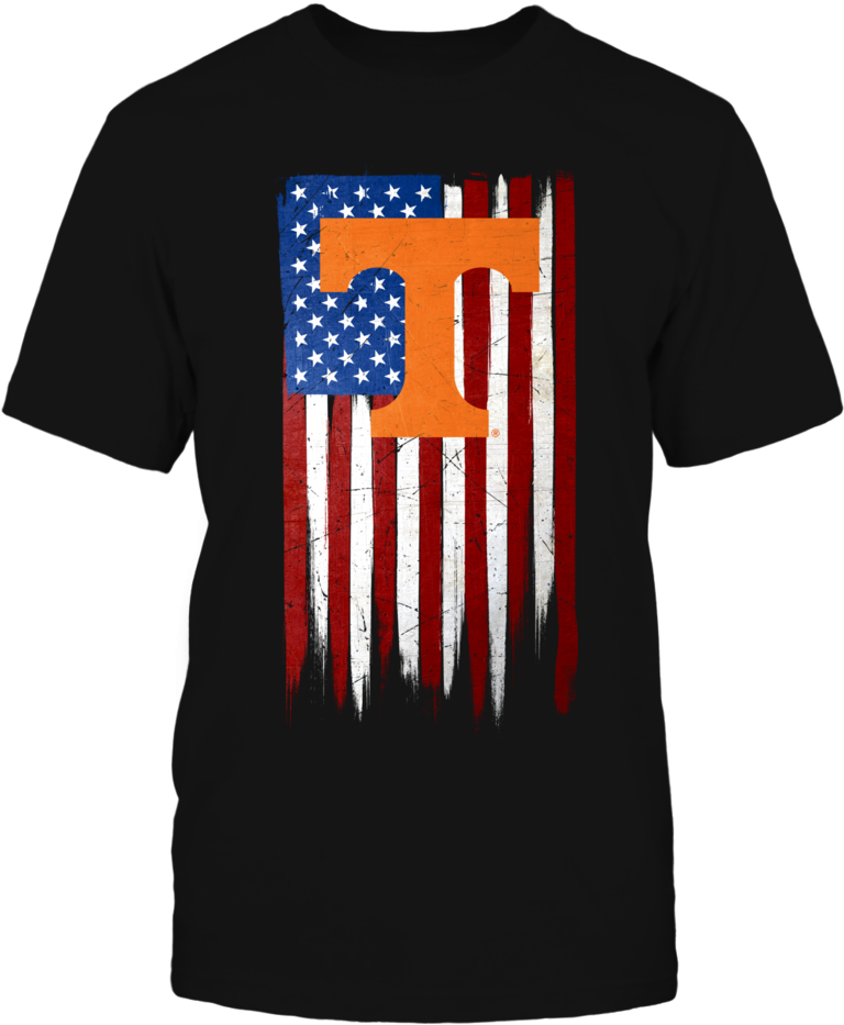 American Flag Paint Drip Shirt