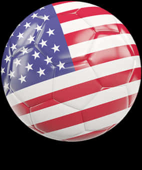 American Flag Soccer Ball