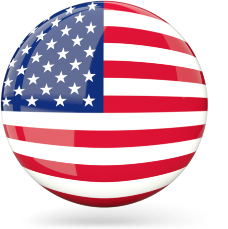 American Flag Sphere Graphic