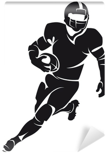 American Football Player Silhouette