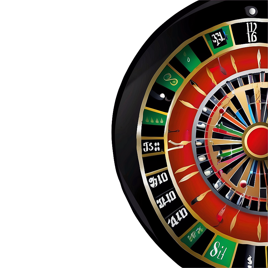 American Roulette Wheel Illustration Png 87