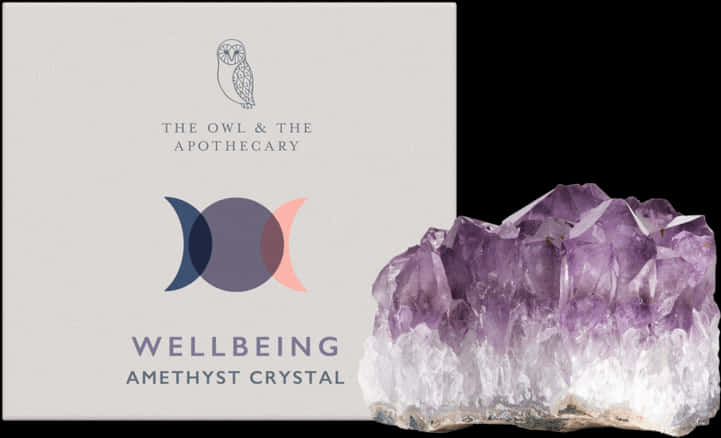 Amethyst Crystal Wellbeing Branding