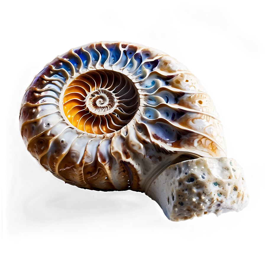 Ammonite Fossil Png 06122024