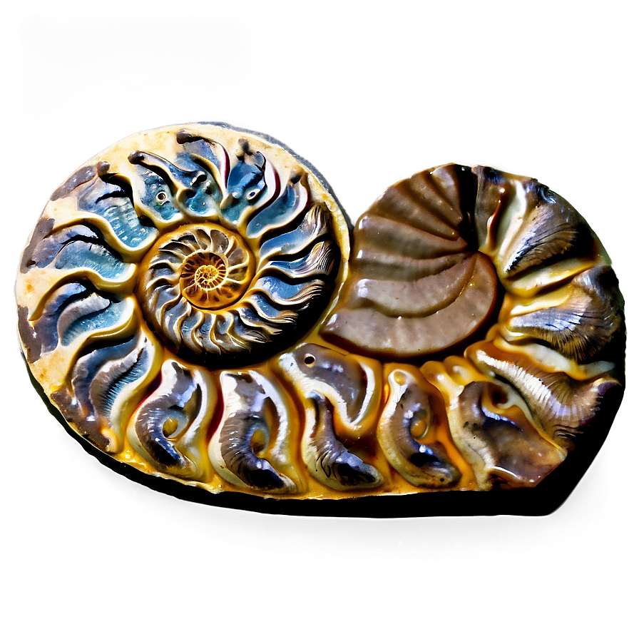 Ammonite Fossil Png 89