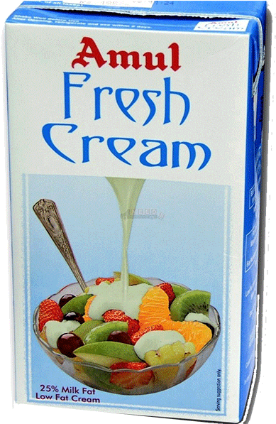 Amul Fresh Cream Packaging