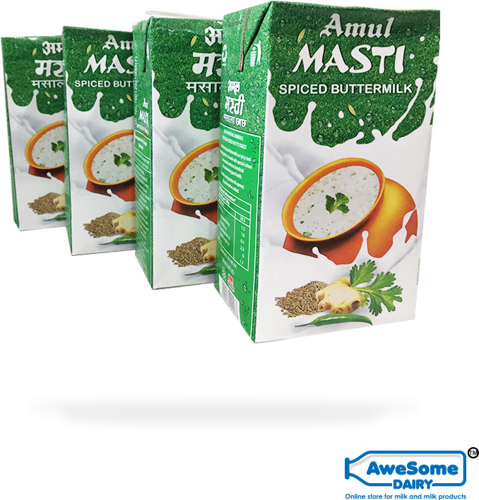 Amul Masti Spiced Buttermilk Packaging