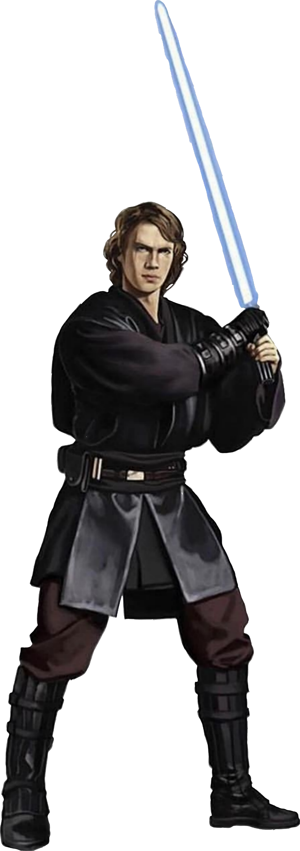 Anakin Skywalker With Lightsaber Star Wars