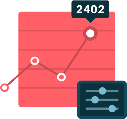 Analytics Performance Graph Icon