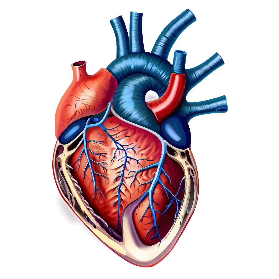 Anatomical Heart And Lungs Png 06122024